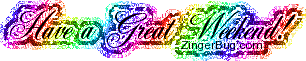 Click to get the codes for this image. Have a Great Weekend Script Rainbow Glitter Text Graphic, Have a Great Weekend Free Image, Glitter Graphic, Greeting or Meme for any Facebook, Twitter or any blog.