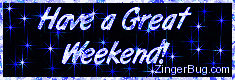 Click to get the codes for this image. Have a Great Weekend Small Bluel Stars Graphic, Have a Great Weekend Free Image, Glitter Graphic, Greeting or Meme for any Facebook, Twitter or any blog.