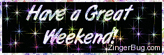 Click to get the codes for this image. Have a Great Weekend Small Multil Stars Glitter Graphic, Have a Great Weekend Free Image, Glitter Graphic, Greeting or Meme for any Facebook, Twitter or any blog.