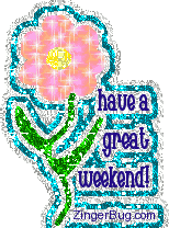 Click to get the codes for this image. Have a Great Weekend Glitter Graphic Sparkle Flower, Have a Great Weekend, Flowers Free Image, Glitter Graphic, Greeting or Meme for Facebook, Twitter or any blog.