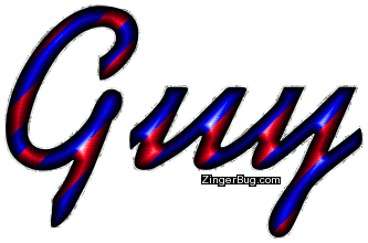 Click to get the codes for this image. Guy Red And Blue Glitter Name, Guy Names Free Image Glitter Graphic for Facebook, Twitter or any blog.