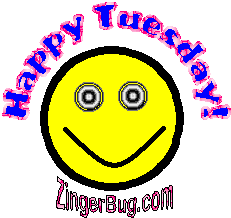 Click to get the codes for this image. Happy Tuesday Smiley Face, Smiley Faces, Happy Tuesday Free Image, Glitter Graphic, Greeting or Meme for Facebook, Twitter or any forum or blog.