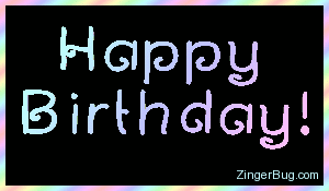 Click to get the codes for this image. Happy Birthday 3d Pastel Text, 3D Birthday Graphics, Happy Birthday Free Image, Glitter Graphic, Greeting or Meme for Facebook, Twitter or any forum or blog.