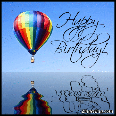 Click to get the codes for this image. Happy Birthday Hot Air Balloon, Happy Birthday, Happy Birthday, Popular Favorites, Birthday Balloons Free Image, Glitter Graphic, Greeting or Meme for Facebook, Twitter or any forum or blog.