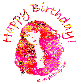 Click to get the codes for this image. Happy Birthday Pretty Face Red, Happy Birthday Free Image, Glitter Graphic, Greeting or Meme for Facebook, Twitter or any forum or blog.