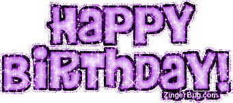 Click to get the codes for this image. Happy Birthday Purple Beveled Glitter, Birthday Glitter Text, Happy Birthday Free Image, Glitter Graphic, Greeting or Meme for Facebook, Twitter or any forum or blog.