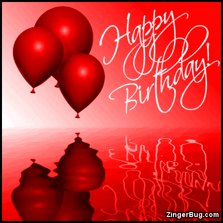 Click to get the codes for this image. Happy Birthday Red Balloons Ripples, Happy Birthday, Happy Birthday, Birthday Ripples and Reflections, Birthday Balloons Free Image, Glitter Graphic, Greeting or Meme for Facebook, Twitter or any forum or blog.