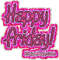 Click to get the codes for this image. Happy Friday Dark Pink Glitter, Happy Friday, Popular Favorites Glitter Graphic, Comment, Meme, GIF or Greeting