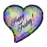 Click to get the codes for this image. Happy Friday Paisly Heart Glitter Graphic, Happy Friday, Hearts Free Image, Glitter Graphic, Greeting or Meme for Facebook, Twitter or any forum or blog.