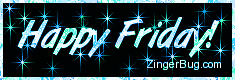 Click to get the codes for this image. Happy Friday Small Blue Green Stars Graphic, Happy Friday Free Image, Glitter Graphic, Greeting or Meme for Facebook, Twitter or any forum or blog.