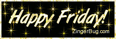 Click to get the codes for this image. Happy Friday Small Gold Glitter Graphic Stars, Happy Friday Free Image, Glitter Graphic, Greeting or Meme for Facebook, Twitter or any forum or blog.