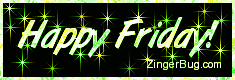 Click to get the codes for this image. Happy Friday Glitter Graphic Lemon Lime Stars, Happy Friday Free Image, Glitter Graphic, Greeting or Meme for Facebook, Twitter or any forum or blog.