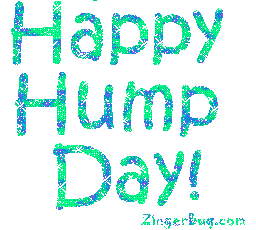 Click to get the codes for this image. Happy Hump Day Bluegreen Glitter, Happy Wednesday, Happy Hump Day Free Image, Glitter Graphic, Greeting or Meme for Facebook, Twitter or any forum or blog.