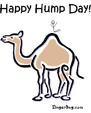 Click to get the codes for this image. Happy Hump Day Camel, Happy Wednesday, Animals  Horses  Hooved Creatures, Happy Hump Day, Popular Favorites Glitter Graphic, Comment, Meme, GIF or Greeting