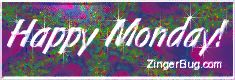Click to get the codes for this image. Happy Monday Glitter Graphic Fractal Glass, Happy Monday Free Image, Glitter Graphic, Greeting or Meme for Facebook, Twitter or any forum or blog.