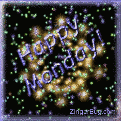 Click to get the codes for this image. Happy Monday Funky Stars Glitter Graphic, Happy Monday Free Image, Glitter Graphic, Greeting or Meme for Facebook, Twitter or any forum or blog.