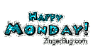Click to get the codes for this image. Happy Monday Mini Blink Aqua Glitter Text, Happy Monday Free Image, Glitter Graphic, Greeting or Meme for Facebook, Twitter or any forum or blog.