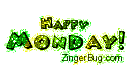 Click to get the codes for this image. Happy Monday Mini Blink Lemon Lime Glitter Text, Happy Monday Free Image, Glitter Graphic, Greeting or Meme for Facebook, Twitter or any forum or blog.