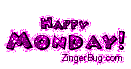 Click to get the codes for this image. Happy Monday Mini Blink Pink Glitter Text, Happy Monday Free Image, Glitter Graphic, Greeting or Meme for Facebook, Twitter or any forum or blog.