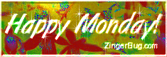 Click to get the codes for this image. Happy Monday Yellow Glitter Graphic, Happy Monday Free Image, Glitter Graphic, Greeting or Meme for Facebook, Twitter or any forum or blog.
