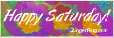 Click to get the codes for this image. Happy Saturday Glitter Graphic, Happy Saturday, Flowers Free Image, Glitter Graphic, Greeting or Meme for Facebook, Twitter or any forum or blog.