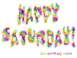 Click to get the codes for this image. Happy Saturday Pastel Glitter, Happy Saturday Free Image, Glitter Graphic, Greeting or Meme for Facebook, Twitter or any forum or blog.