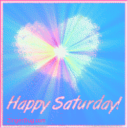 Click to get the codes for this image. Happy Saturday Pastel Starburst, Happy Saturday, Hearts Free Image, Glitter Graphic, Greeting or Meme for Facebook, Twitter or any forum or blog.