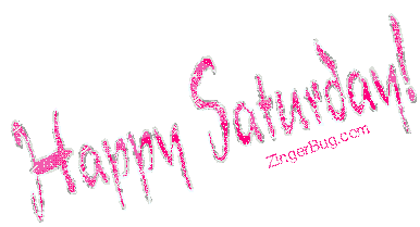 Click to get the codes for this image. Happy Saturday Pink Silver Glitter Graphic, Happy Saturday Free Image, Glitter Graphic, Greeting or Meme for Facebook, Twitter or any forum or blog.