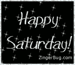 Click to get the codes for this image. Happy Saturday Silver Stars Glitter Graphic, Happy Saturday Free Image, Glitter Graphic, Greeting or Meme for Facebook, Twitter or any forum or blog.