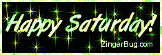 Click to get the codes for this image. Happy Saturday Glitter Graphic Lemon Lime Stars, Happy Saturday Free Image, Glitter Graphic, Greeting or Meme for Facebook, Twitter or any forum or blog.