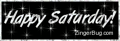 Click to get the codes for this image. Happy Saturday Glitter Graphic Silver Stars, Happy Saturday Free Image, Glitter Graphic, Greeting or Meme for Facebook, Twitter or any forum or blog.