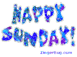 Click to get the codes for this image. Happy Sunday Blue Silver Glitter, Happy Sunday Free Image, Glitter Graphic, Greeting or Meme for Facebook, Twitter or any forum or blog.