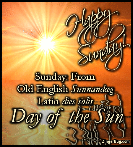 Click to get the codes for this image. Happy Sunday Day Of Sun, Happy Sunday Glitter Graphic, Comment, Meme, GIF or Greeting