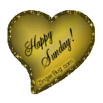 Click to get the codes for this image. Happy Sunday Gold Heart Glitter Graphic, Happy Sunday, Hearts Free Image, Glitter Graphic, Greeting or Meme for Facebook, Twitter or any forum or blog.