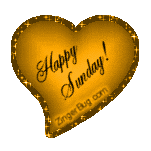 Click to get the codes for this image. Happy Sunday Orange Heart Glitter Graphic, Happy Sunday, Hearts Free Image, Glitter Graphic, Greeting or Meme for Facebook, Twitter or any forum or blog.
