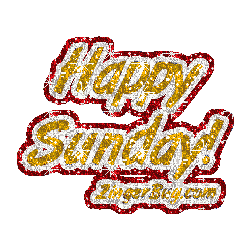 Click to get the codes for this image. Happy Sunday Red Gold Jewel Glitter Text, Happy Sunday Free Image, Glitter Graphic, Greeting or Meme for Facebook, Twitter or any forum or blog.