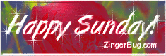 Click to get the codes for this image. Happy Sunday Rose Glass Glitter Graphic, Happy Sunday Free Image, Glitter Graphic, Greeting or Meme for Facebook, Twitter or any forum or blog.
