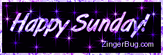 Click to get the codes for this image. Happy Sunday Purple Stars Glitter Graphic, Happy Sunday Free Image, Glitter Graphic, Greeting or Meme for Facebook, Twitter or any forum or blog.