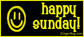 Click to get the codes for this image. Happy Sunday Waving Smiley Face, Happy Sunday, Smiley Faces Free Image, Glitter Graphic, Greeting or Meme for Facebook, Twitter or any forum or blog.