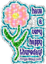 Click to get the codes for this image. Happy Thursday Glitter Flower, Happy Thursday, Flowers, Popular Favorites Glitter Graphic, Comment, Meme, GIF or Greeting