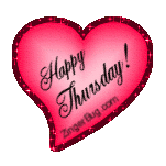 Click to get the codes for this image. Happy Thursday Red Heart Glitter Graphic, Happy Thursday, Hearts Free Image, Glitter Graphic, Greeting or Meme for Facebook, Twitter or any forum or blog.