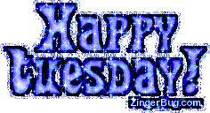 Click to get the codes for this image. Happy Tuesday Blue Glitter, Happy Tuesday Free Image, Glitter Graphic, Greeting or Meme for Facebook, Twitter or any forum or blog.