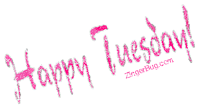 Click to get the codes for this image. Happy Tuesday Pink Silver Glitter, Happy Tuesday Free Image, Glitter Graphic, Greeting or Meme for Facebook, Twitter or any forum or blog.