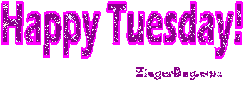 Click to get the codes for this image. Happy Tuesday Purple Glitter Text, Happy Tuesday Free Image, Glitter Graphic, Greeting or Meme for Facebook, Twitter or any forum or blog.