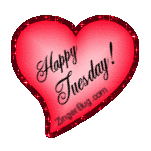 Click to get the codes for this image. Happy Tuesday Red Heart Glitter Graphic, Happy Tuesday, Hearts Free Image, Glitter Graphic, Greeting or Meme for Facebook, Twitter or any forum or blog.