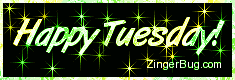 Click to get the codes for this image. Happy Tuesday Lemon Lime Stars Glitter Graphic, Happy Tuesday Free Image, Glitter Graphic, Greeting or Meme for Facebook, Twitter or any forum or blog.