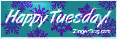 Click to get the codes for this image. Happy Tuesday Snowflake Glass Glitter Graphic, Happy Tuesday Free Image, Glitter Graphic, Greeting or Meme for Facebook, Twitter or any forum or blog.