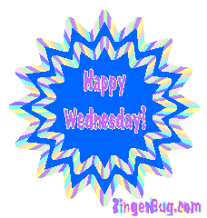 Click to get the codes for this image. Happy Wednesday Blue, Happy Wednesday Free Image, Glitter Graphic, Greeting or Meme for Facebook, Twitter or any forum or blog.