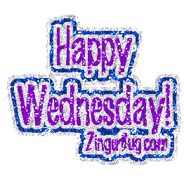 Click to get the codes for this image. Happy Wednesday Blue Purple Glitter, Happy Wednesday Free Image, Glitter Graphic, Greeting or Meme for Facebook, Twitter or any forum or blog.