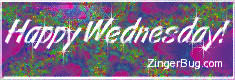Click to get the codes for this image. Happy Wednesday Fractal Glass Glitter Graphic, Happy Wednesday Free Image, Glitter Graphic, Greeting or Meme for Facebook, Twitter or any forum or blog.